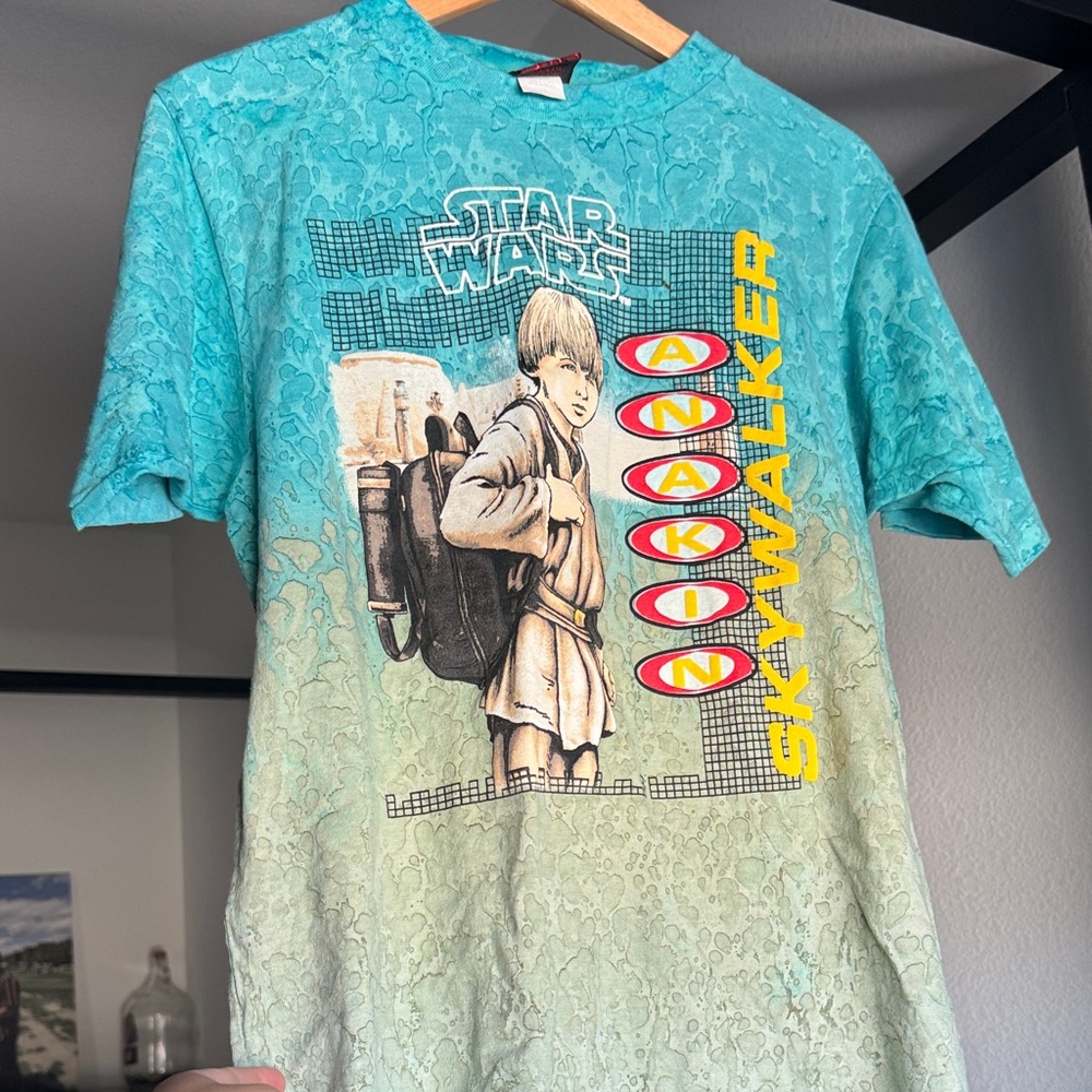 Star Wars Anakin Skywalker Kids Tee - Turquoise